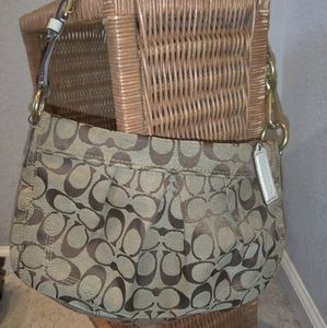 Coach Signature Mini Hobo Bag